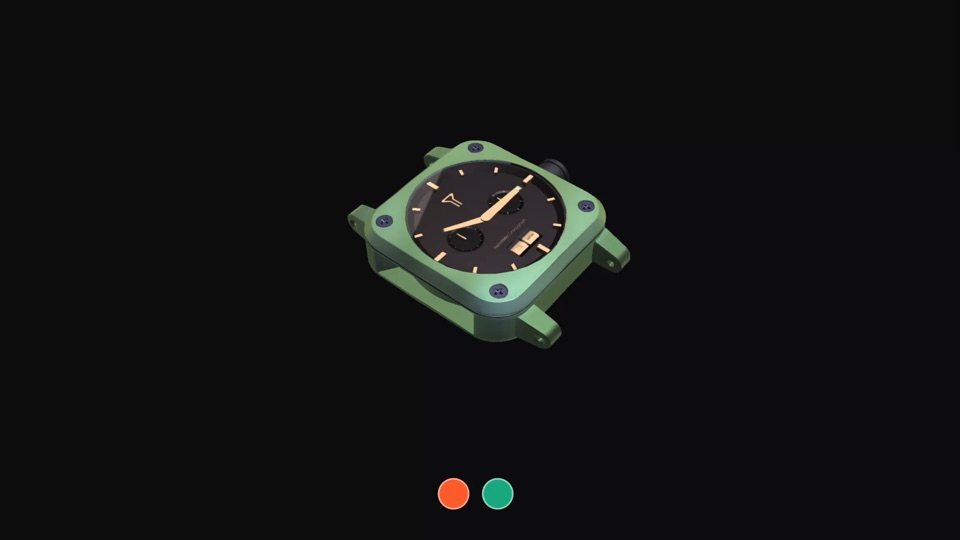 Interactive 3D watch configurator